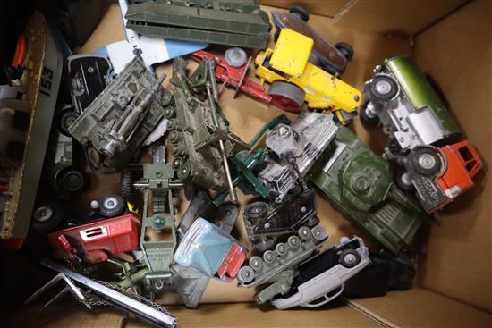 A quantity of Dinky toys, Jouets Mont Blanc etc